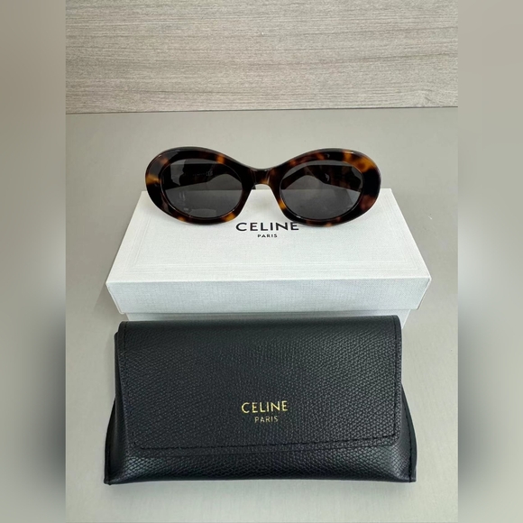 Celine Triomphe Acetate Sunglasses - Picture 1 of 6